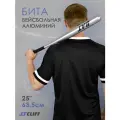 Бита CLIFF, бейсбольная, алюминиевая, длина 25 дюймов (63,5см) серая