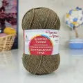 Пряжа Троицкая камвольная фабрика Шотландский твид (ТКФ), горчичный меланж - 1455, 100% шерсть, 5 мотков, 100 г, 360 м.