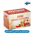 Чай ройбуш Nordqvist MOOMIN ассорти 4 вкуса, 20 пакетиков, (из Финляндии)