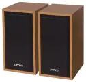 Колонки 2.0 Perfeo CABINET 2х3 Вт (RMS) бук дерево USB (PF_4326)