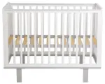Кроватка детская POLINI KIDS SIMPLE 340, белый-серый