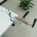 Система заточки ножей с фиксированным углом из алюминиевого сплава для кухни и профессиональных инструментов универсальная и долговечная