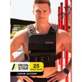 Жилет утяжелитель IRON STAR Shtorm pro v2.0, 25 kg. Черный.