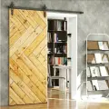 Раздвижная система в стиле LOFT. Амбарный механизмАжур для двери до 1850 мм c направляющей 3.6 метра.