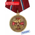 Медаль «Участник боевых действий на Северном Кавказе» с бланком удостоверения
