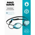 Очки для плавания MAD WAVE STREAMLINE лазурный/черный 0