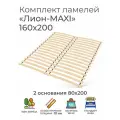 Усиленные ламели Лион - MAXI, 160х200 см. (реечное дно для кровати Икеа, кроватное основание 1600, ламели на ленте, ортопедическое основание под матрас)