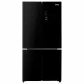 Холодильник Korting KNFM 94899 GN, Side by Side, черный, инверторный, 503л
