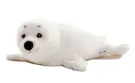 Мягкая игрушка натуралистичная LEOSCO Тюлень белый большой 46 см