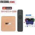 Mecool KM6 pro Deluxe Android TV приставка Европейская, 4G 64G I8