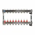 Коллекторная группа для теплого пола ROMMER RMS1201 - 1 на 9 контуров 3/4 EK
