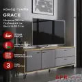 Тумба под телевизор Black Red White Грейс / Grace RTV2D2S, 180.5х42х65.5 см
