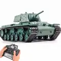 Радиоуправляемый танк Heng Long Russia КВ-1 масштаб 1:16 RTR 2.4G - 3878-1 V7.0 / игрушечный танк на пульте управления