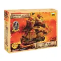 Сборная модель Черная Жемчужина пиратский корабль Генри Моргана (1/72)