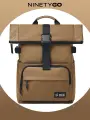 Городской рюкзак Xiaomi Ninetygo для ноутбука, роллтоп, коричневый