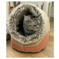 Закрытая лежанка домик для кошек и собак