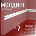 Молдинг настенный 6шт. 25х10х1750мм Экополимер EVROPLINT VR010