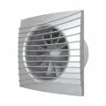 Вентилятор осевой вытяжной SILENT 4C gray metal с обратным клапаном D100 DICITI