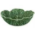 Салатник с резным краем Bordallo Pinheiro Капуста 22,5 см, керамика