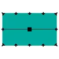 Тент Tramp 4x6 м Green (uni: one size)