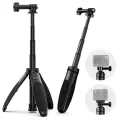 Монопод 2-in-1 Invisible Selfie Stick + трипод, мини штатив Telesin для экшн камер GoPro, DJI, Insta360, S1-MNP-01
