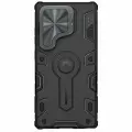 NILLKIN для Samsung Galaxy S25 Ultra Magsafe Case Armor Prop Магнитная жесткая задняя крышка с беспроводной зарядкой для Samsung S25 Ultra, Black, For Samsung S25Ultra