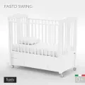 Детская кроватка Nuovita Fasto swing продольный (Bianco/Белый)