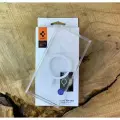 Чехол-накладка Spigen Clear Case с MagSafe / Samsung Galaxy S24 Ultra / Прозрачный + Белый