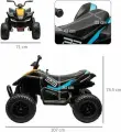 Электроавтомобиль детский квадрацикл люкс LM212 черный