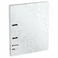 Папка на 2 кольцах Berlingo DoubleWhite, 24мм, 1000мкм, белая, D-кольца, с внутр. карманом