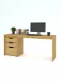 Есэндвич S Grand Лаворо Стол компьютерный с ящиками 180х60х75 см (Дуб бунратти)