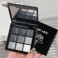 Блестящая палетка теней для век DIKALU, smoky eyes, 9 цветов.