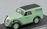 FIAT 500a Furgoncino Van Mental 1953, Light Green Black, масштабная модель коллекционная