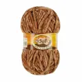 Пряжа DOLLY VELOUR 100% полиэстер 100 г 93 м №20 св. коричневый