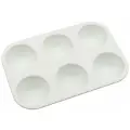 Форма силиконовая S-CHIEF для пирожных SPC-0322 27.3 x 18.5 x 4.2 см круглые - 6 ячеек