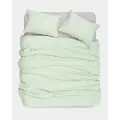 Набор наволочек из вареного хлопка 50х70 см, цвет светло-зеленый, 2 шт