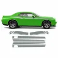 Наклейка для Dodge Challenger 2011-2020 (полосы 6 шт.) металлик