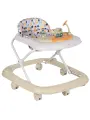 Ходунки детские музыкальные Indigo Turtle, съемная игровая панель, свет, 5 мелодий, с 6 месяцев, бежевый