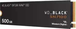 Твердотельный накопитель SSD WD Western Digital SN7100 500 гб, чёрный WDS500G4X0E