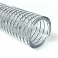 Напорно-всасывающий шланг PVC-5000 38 мм, 3 метра. Вакуумный рукав армированный стальной спиралью, шланг для насоса