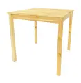 Стол S-PROM Инго, кухонный, деревянный, квадратный, 75x75 см