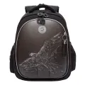 Школьный ранец формованный для мальчиков GRIZZLY RAz-587-4, черный, 28х36х20