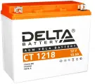 Мото аккумулятор стартерный Delta CT 1218 12В 20Ач прямая полярность 270А (12V 20Ah) (YTX20-BS; YTX20H; YB16-B-CX; YB16-B) AGM аккумулятор для мотоцикла, квадроцикла, снегохода, гидроцикла, генератора