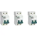 Автоматический выключатель 2P 16А (C) 4,5кА, DEKraft (комплект 3шт)