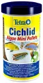 Корм для небольших цихлид Tetra Cichlid Algae Mini Pellets мелкие шарики 500мл.