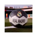 Мяч футбольный Реал Мадрид, для футбола, 5 размер, черно-белый, полиуретан/резина