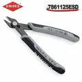 KNIPEX Электроники Super Knips, Диагональный резак с диссипативной открывающей пружиной, длина 125 мм,78 61 125 ESD