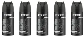 Дезодорант аэрозоль Exxe Men Silver, 150 мл, 5 шт
