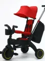 Велосипед детский, складной, трехколесный, с родительской ручкой, от 1 до 6 лет