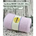 Пряжа Кид-Мохер MARE CALDO 37% кид-мохер, 15% шерсть, 30%/18%, 100гр./1300мет. цв. 805 лотос (вес 250гр.)